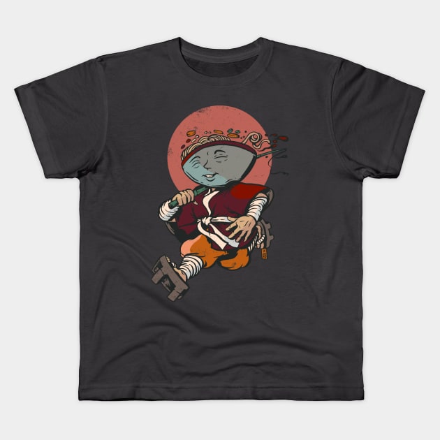 Mr. Noodlehead Kids T-Shirt by Thomcat23